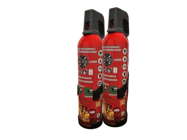 2 x HERO 911 / Reinoldmax+ extincteur pour batteries au lithium
