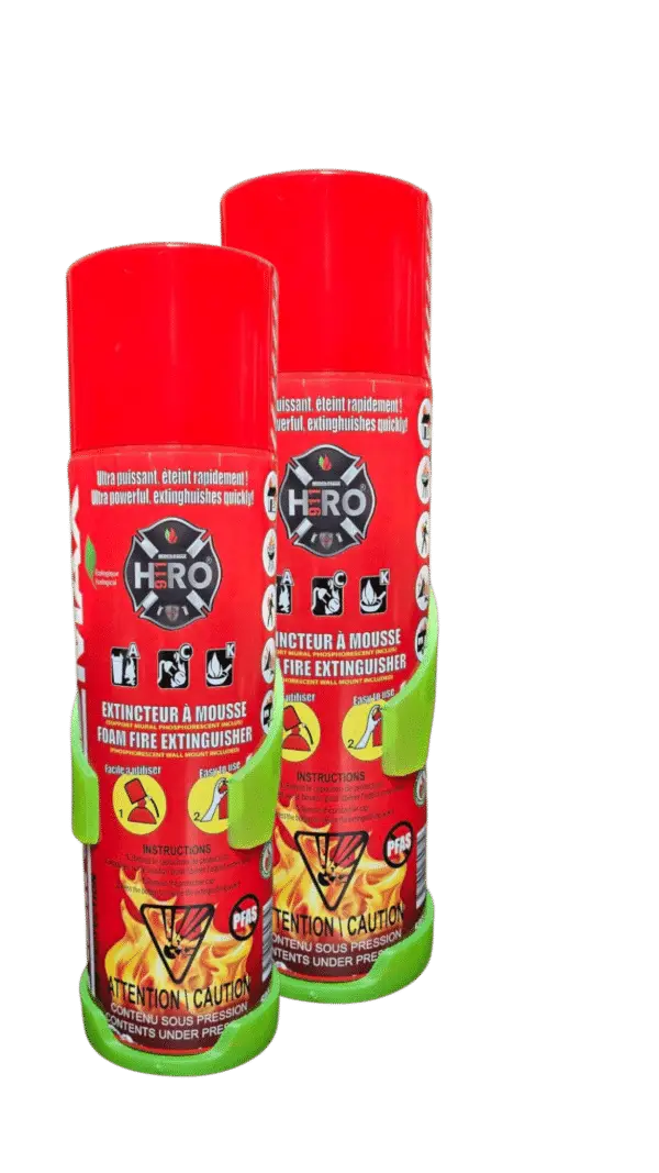 2 x extincteurs à mousse HERO 911 / Reinoldmax 500 ml