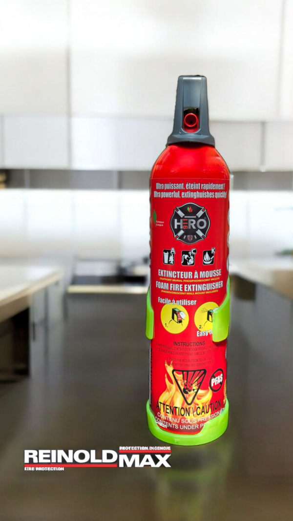 2 x HERO 911 Reinoldmax 750 ml foam fire extinguisher - Image 4