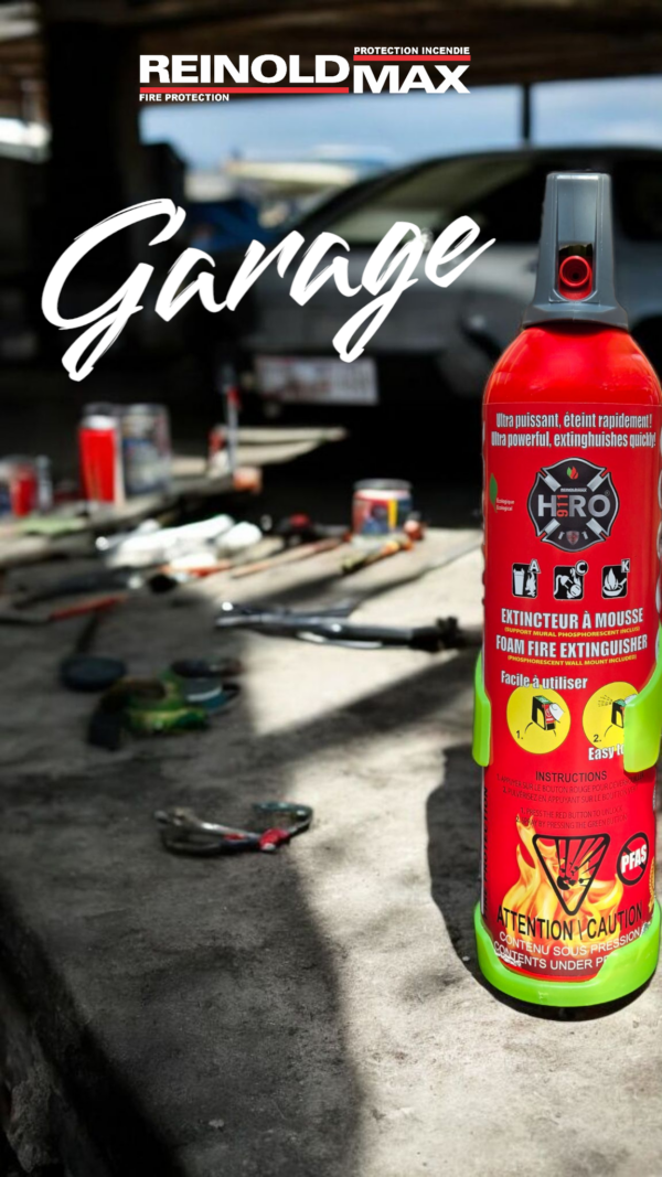 2 x HERO 911 Reinoldmax 750 ml foam fire extinguisher - Image 3