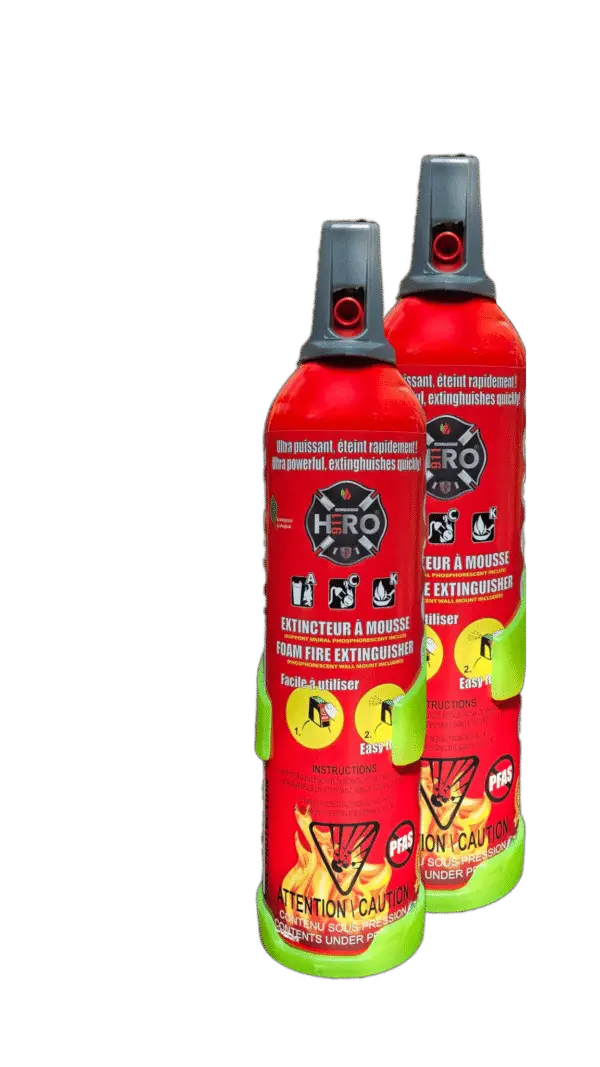 2 x Extincteur à mousse HERO 911 / Reinoldmax 750 ml