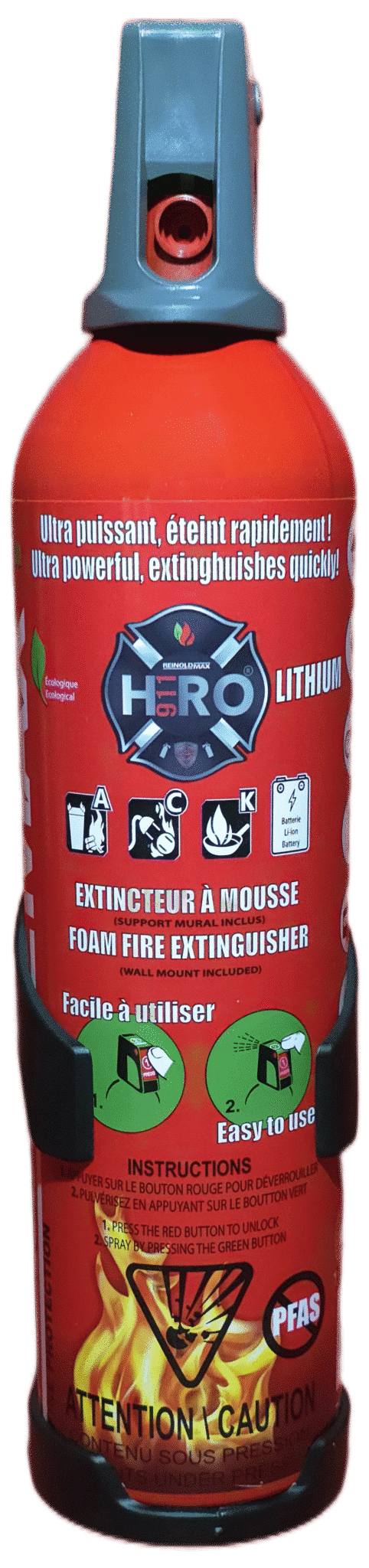 feux de batterie aux lithium